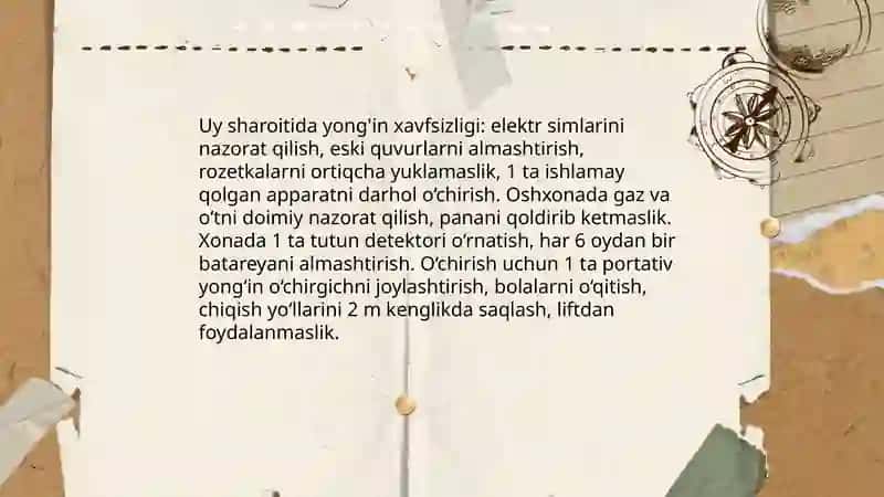 Yong'in xavfsizligi asoslari 4