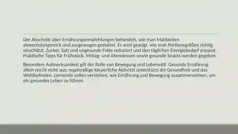 Gesunde Ernährung 4