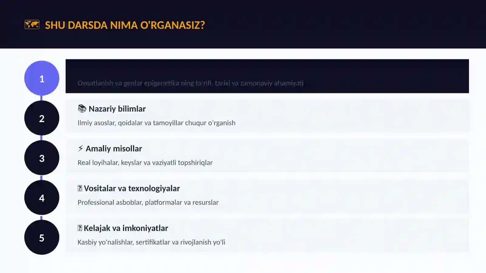 Ovqatlanish va genlar epigenetika 4