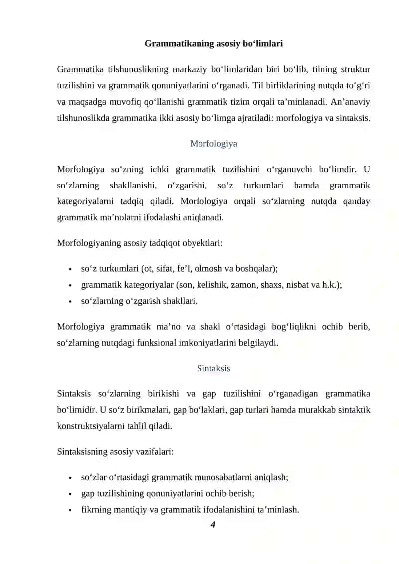 Til Grammatikasi 4
