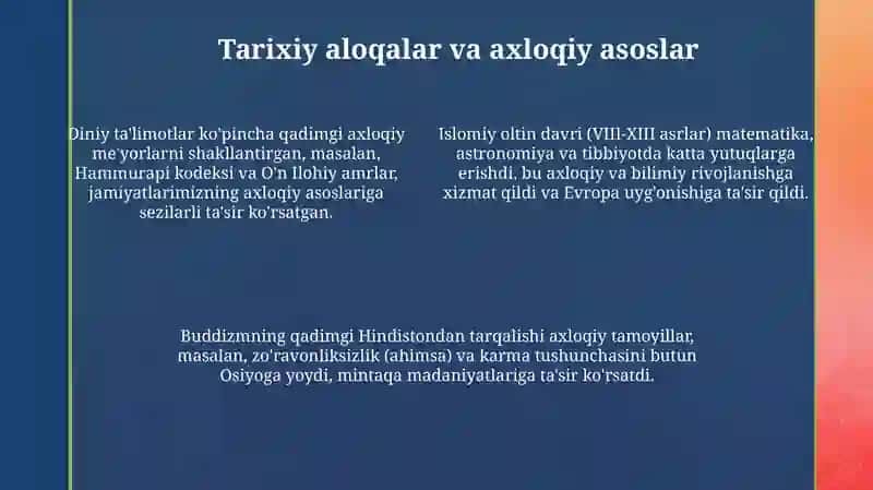 Din va madaniyatning o'zaro ta'siri 4
