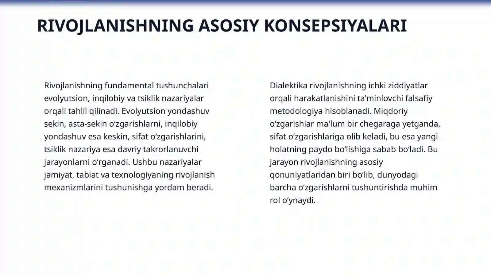rivojlanish falsafasi. 4