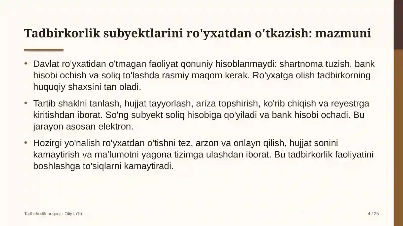Tadbirkorlik huquqi 4