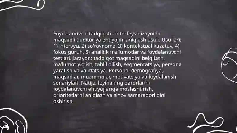 Foydalanuvchi interfeysini loyihalash 4