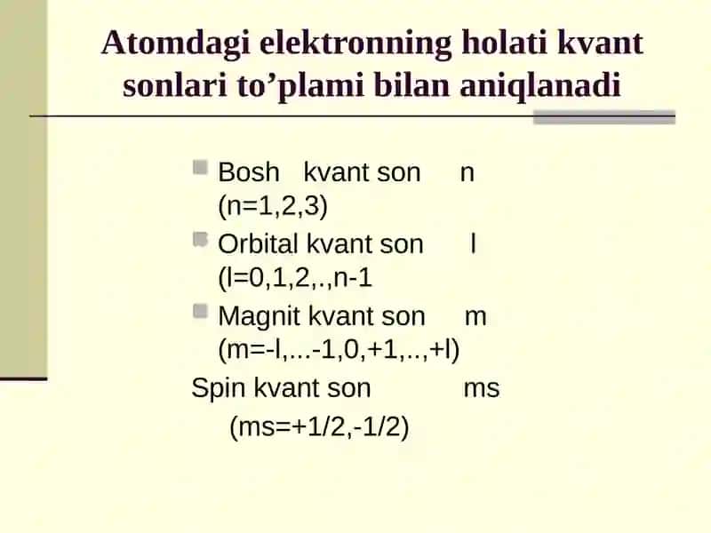 Kvant sonlar 4