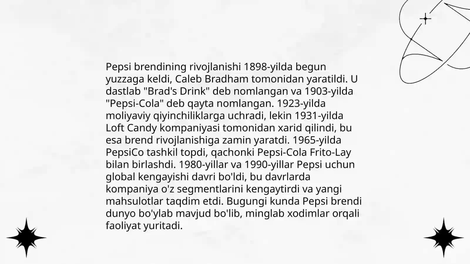 Pepsi kompaniyasining tarixi 4