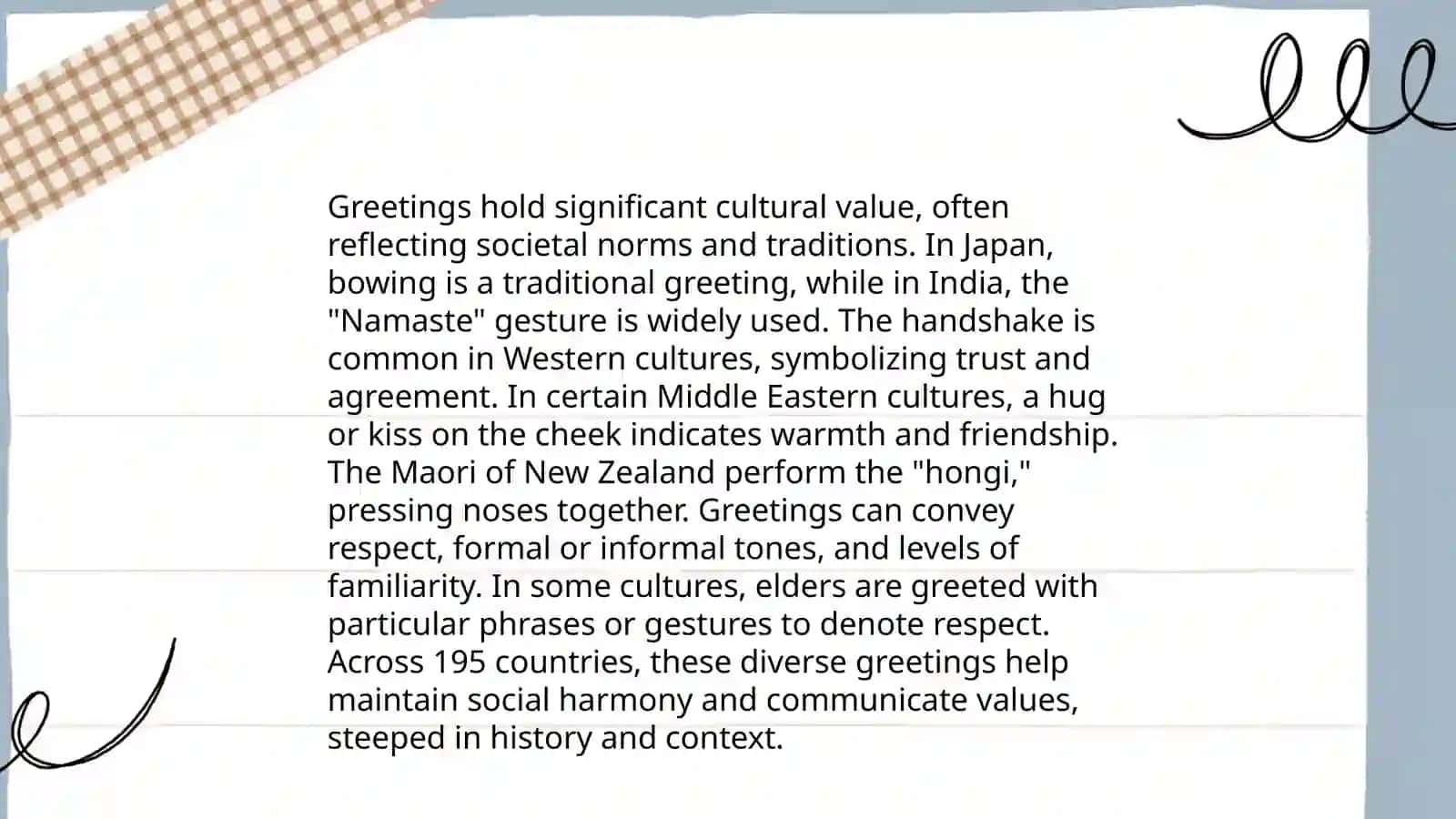 Greatings in America 4