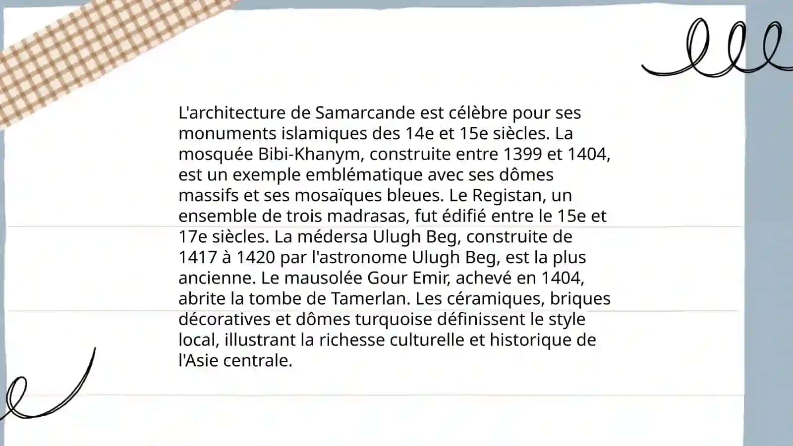 Samarcande est la perle de I'Asie centrale ou une visite a Samarkand 4