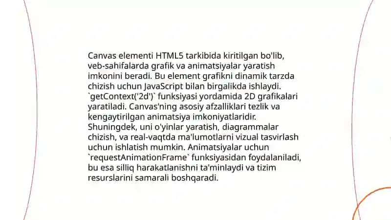 HTML5 tilining imkoniyatlari 4