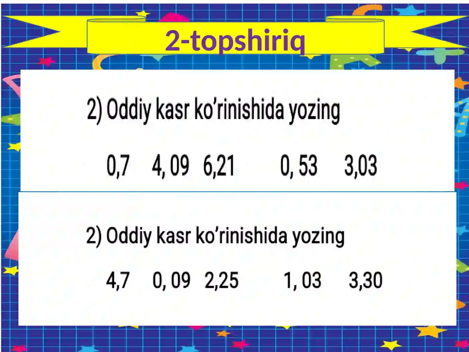 MATEMATIKA 4-sinf Nazoratishi 4