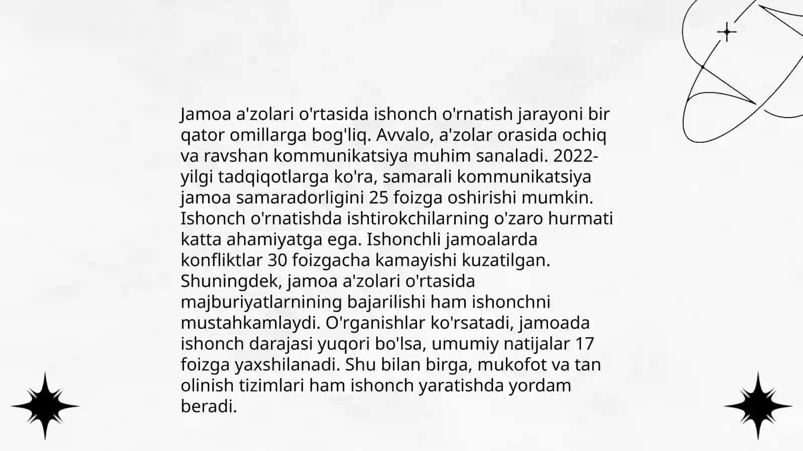 Jamoada ishlash (teamworking) va uning afzalliklari 4