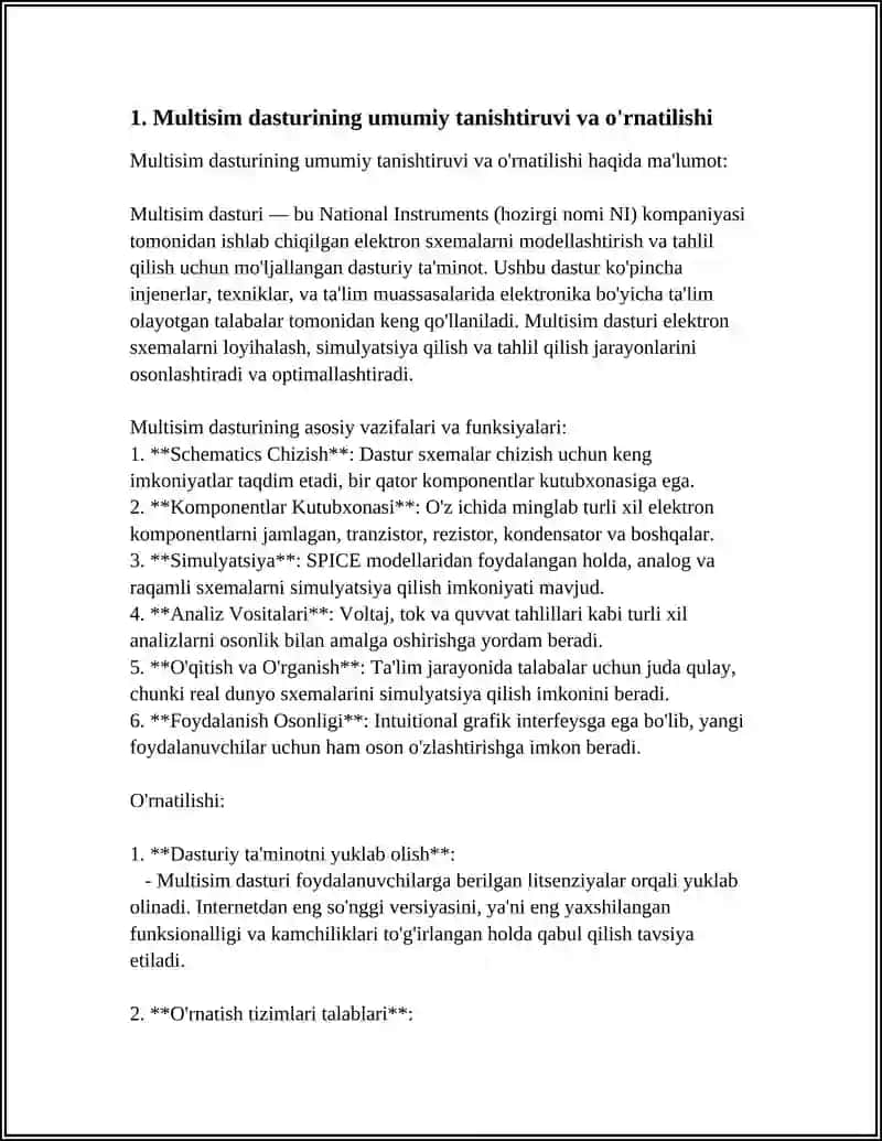 Multisim Dasturi 4