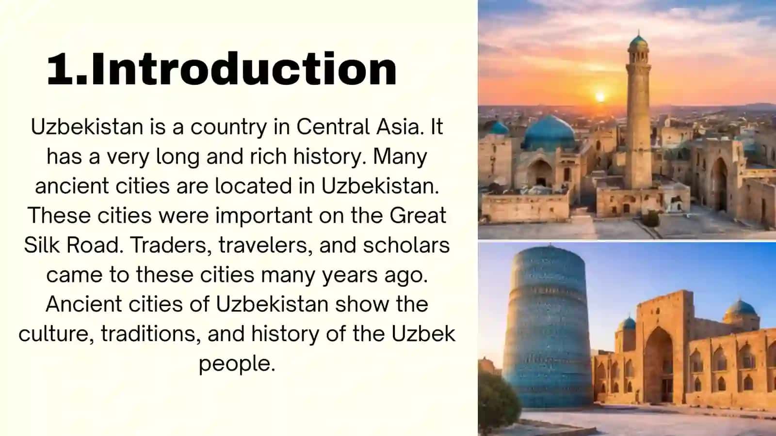 Ancient cities of Uzbekistan 4