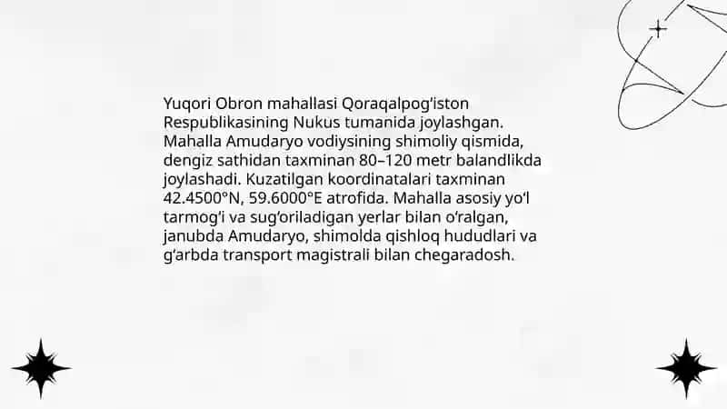 Yuqori Obron mahallasi 4