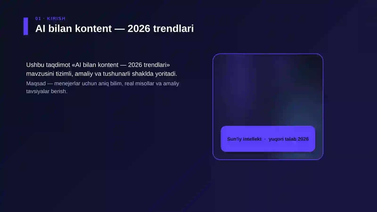 AI bilan kontent — 2026 trendlari 4