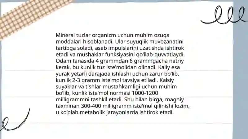 Mineral tuzlar 4