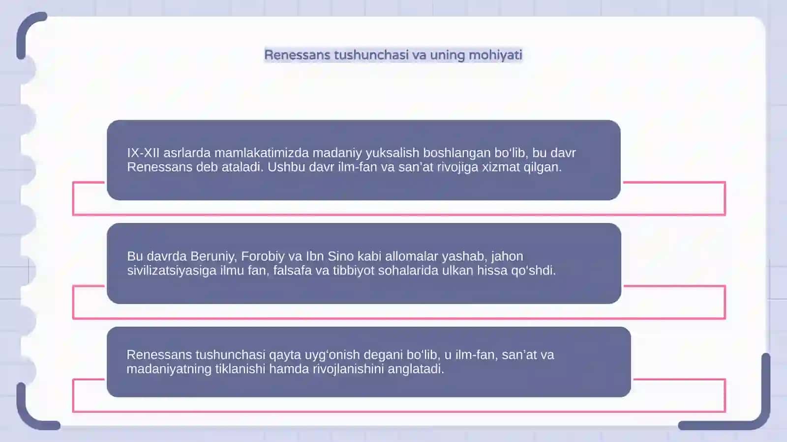 IX-XII asrlarda Madaniy Uygonish Davri 4