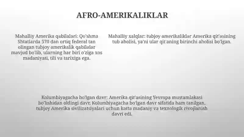 Shimoliy Amerika Xalqlari 4