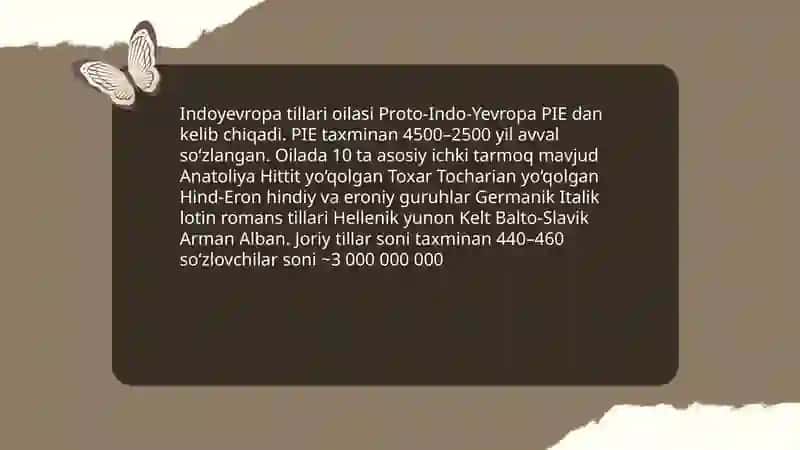 Dunyo tillari va tillar tasnifi 4
