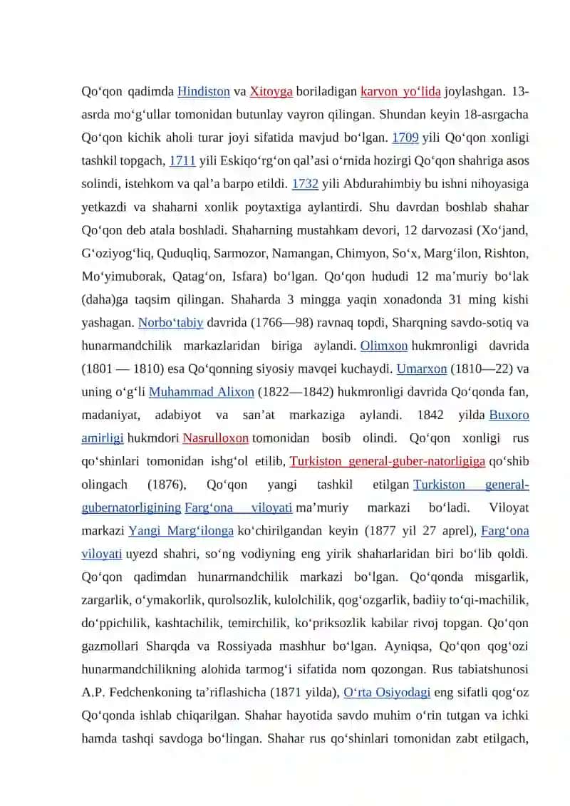 Qo’qon shahridagi tarixiy obidalar 4