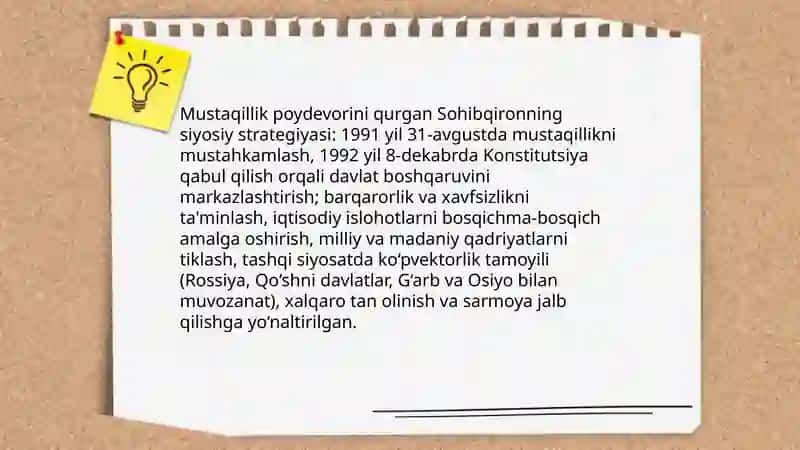 Mustaqillik Poydevorini Qurgan Sohibqiron 4