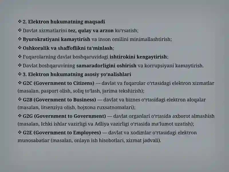 Elektron hukumat va Bulutli texnologiyalar 4