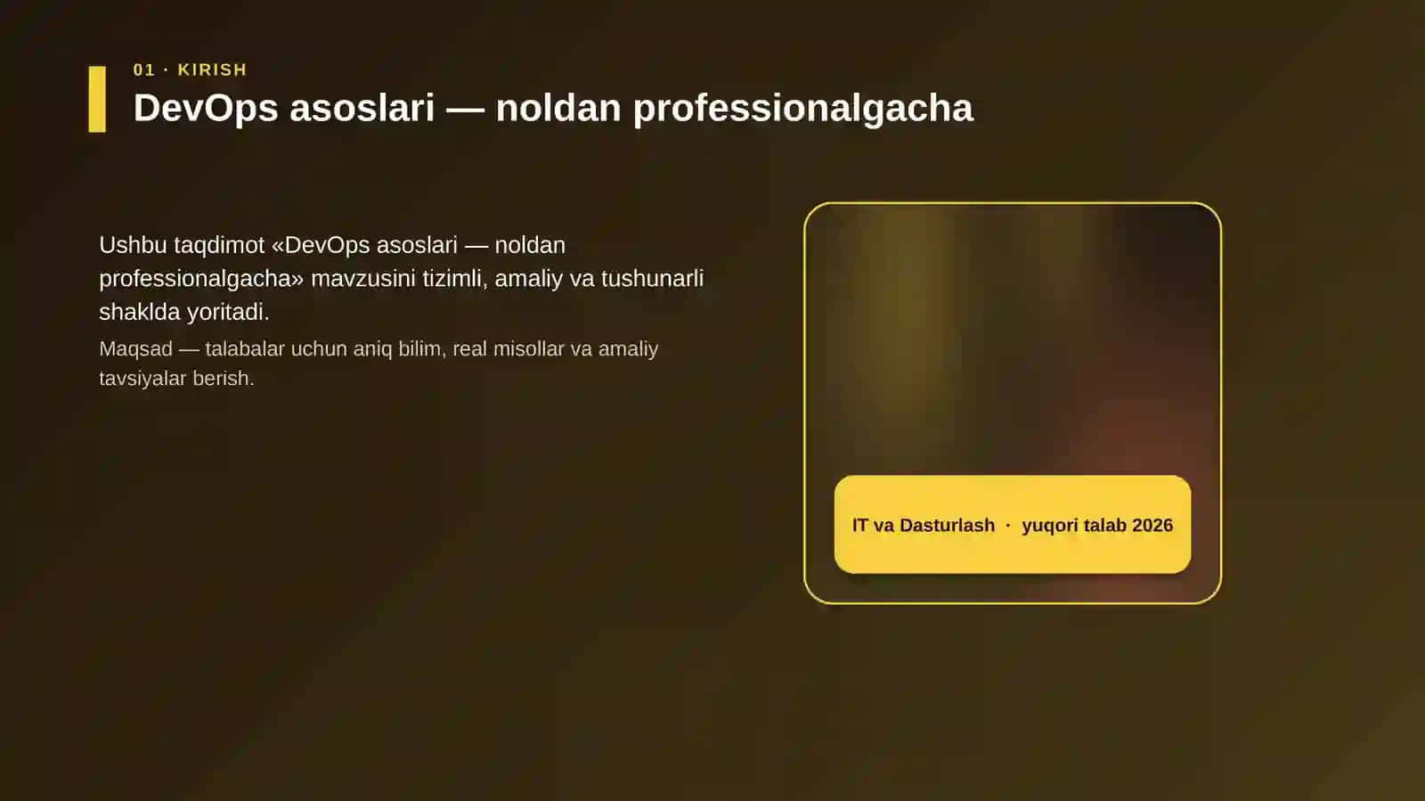 DevOps asoslari — noldan professionalgacha 4