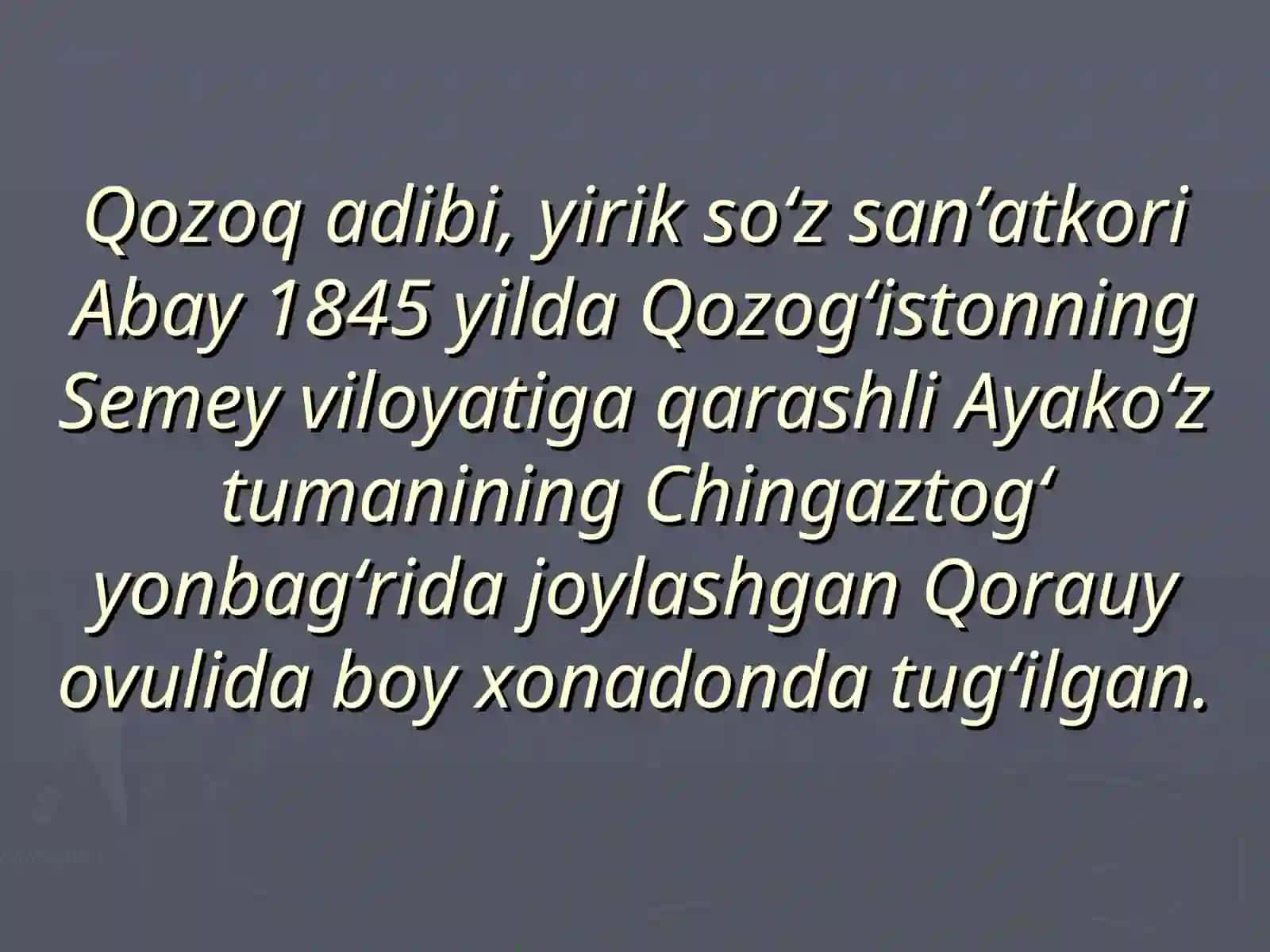 Abay 4