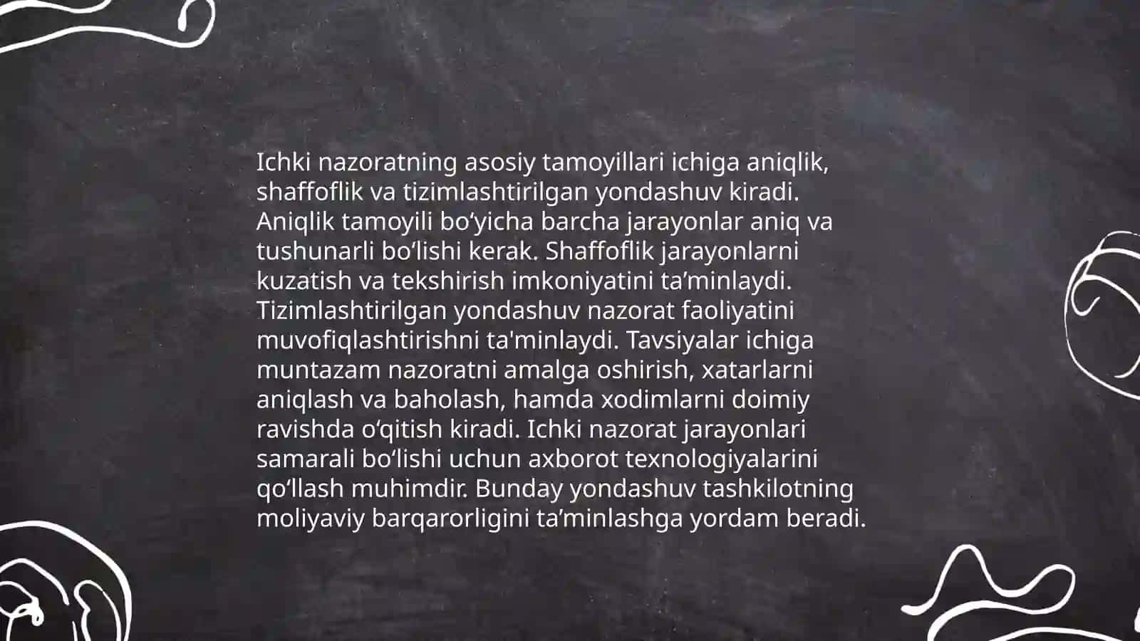 Ichki nazorat tizimining mohiyati va banklar uchun ahamiyati 4