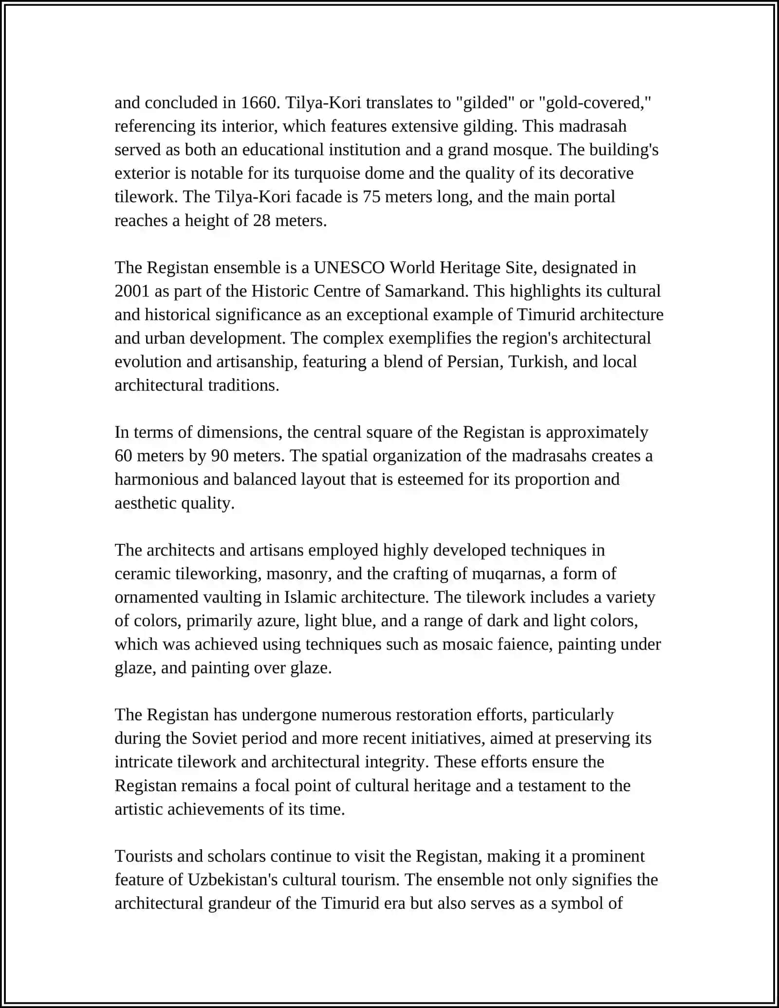 The Registan of Samarkand 4