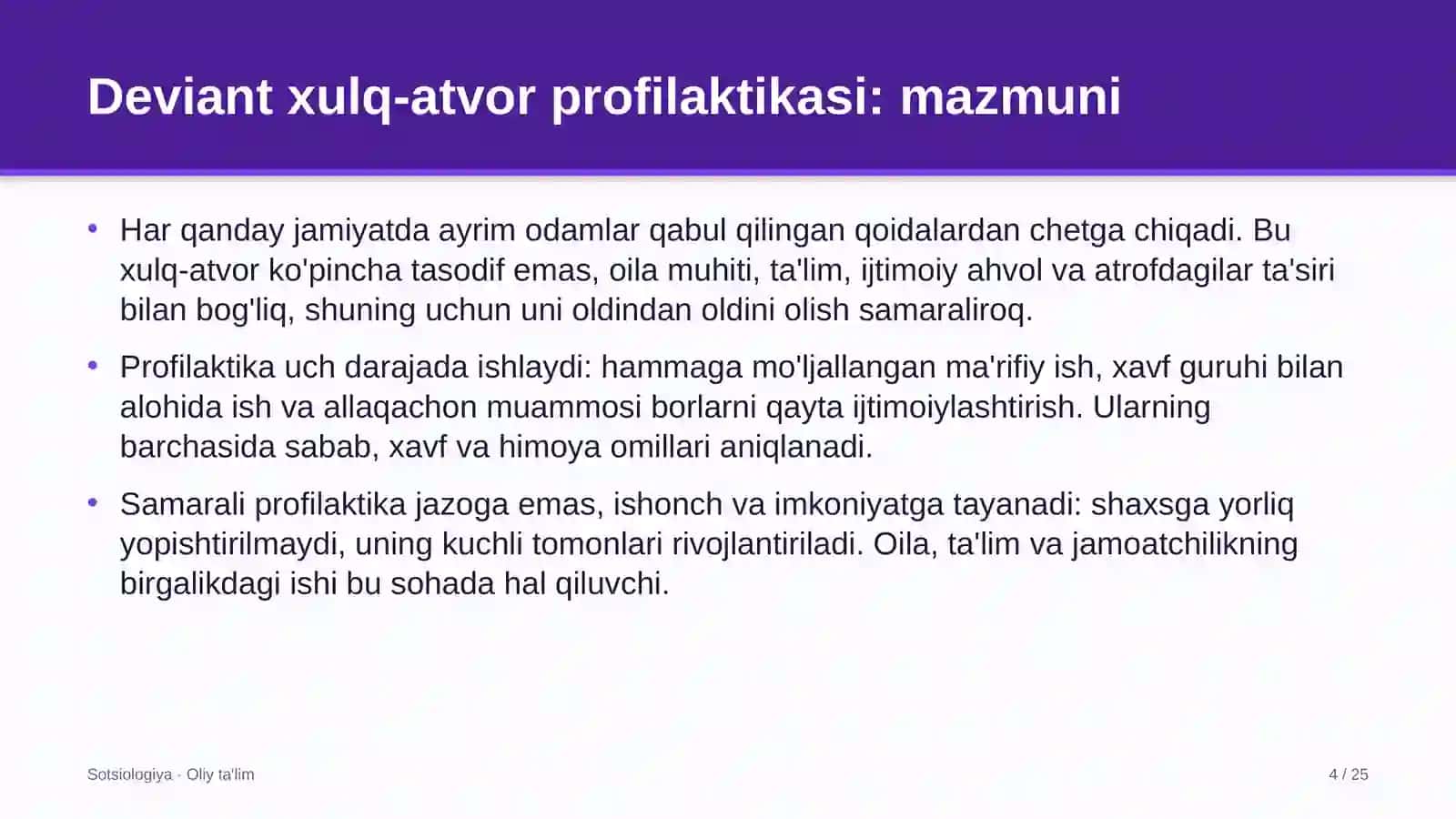 Akademik litseylarda deviant xulq-atvor profilaktikasi 4