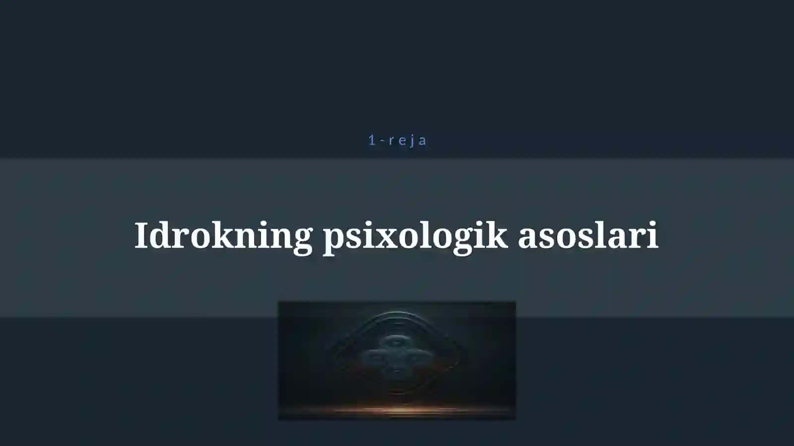 IDROK VA UNING TURLARI 4