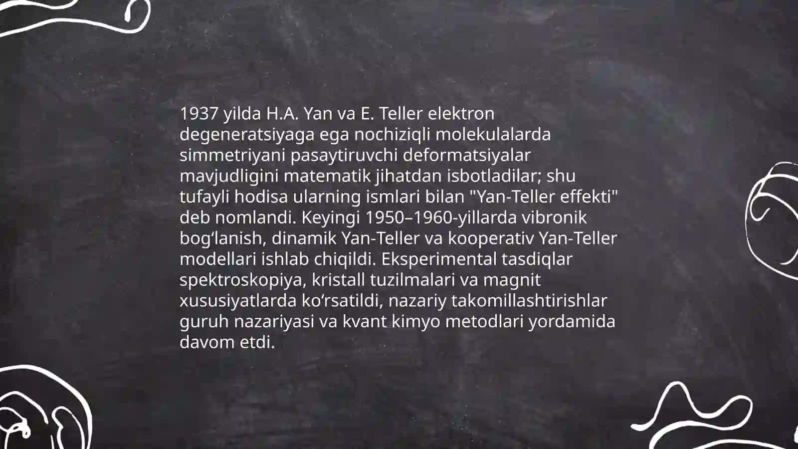 Yan-Teller effekti haqida tushuncha 4