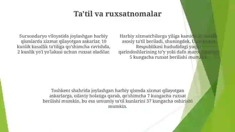Oʻzbekiston Respublikasi Milliy Gvardiyasi Xizmat Koʻrsatish Shartlari va Qoidalari 4