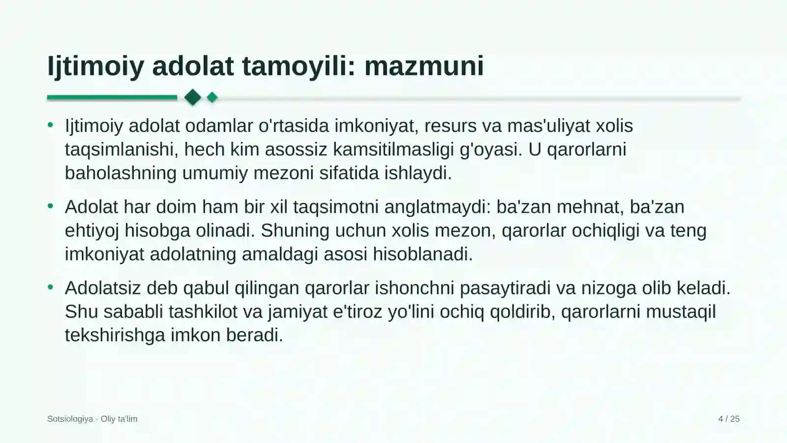 Gastronomik turizmda ijtimoiy adolat tamoyili 4