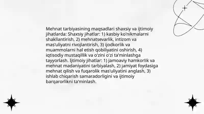 Mehnat tarbiyasi 4