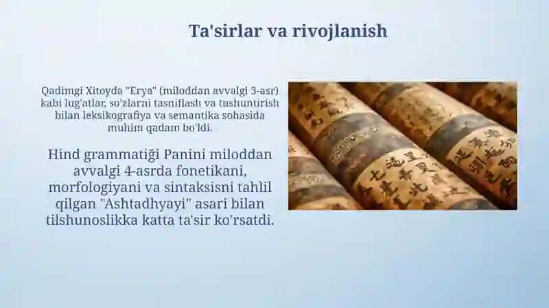 Tilshunoslik fani tarixi 4