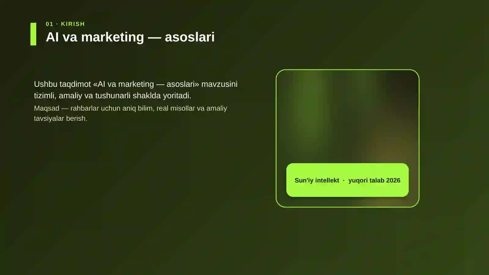 AI va marketing — asoslari 4