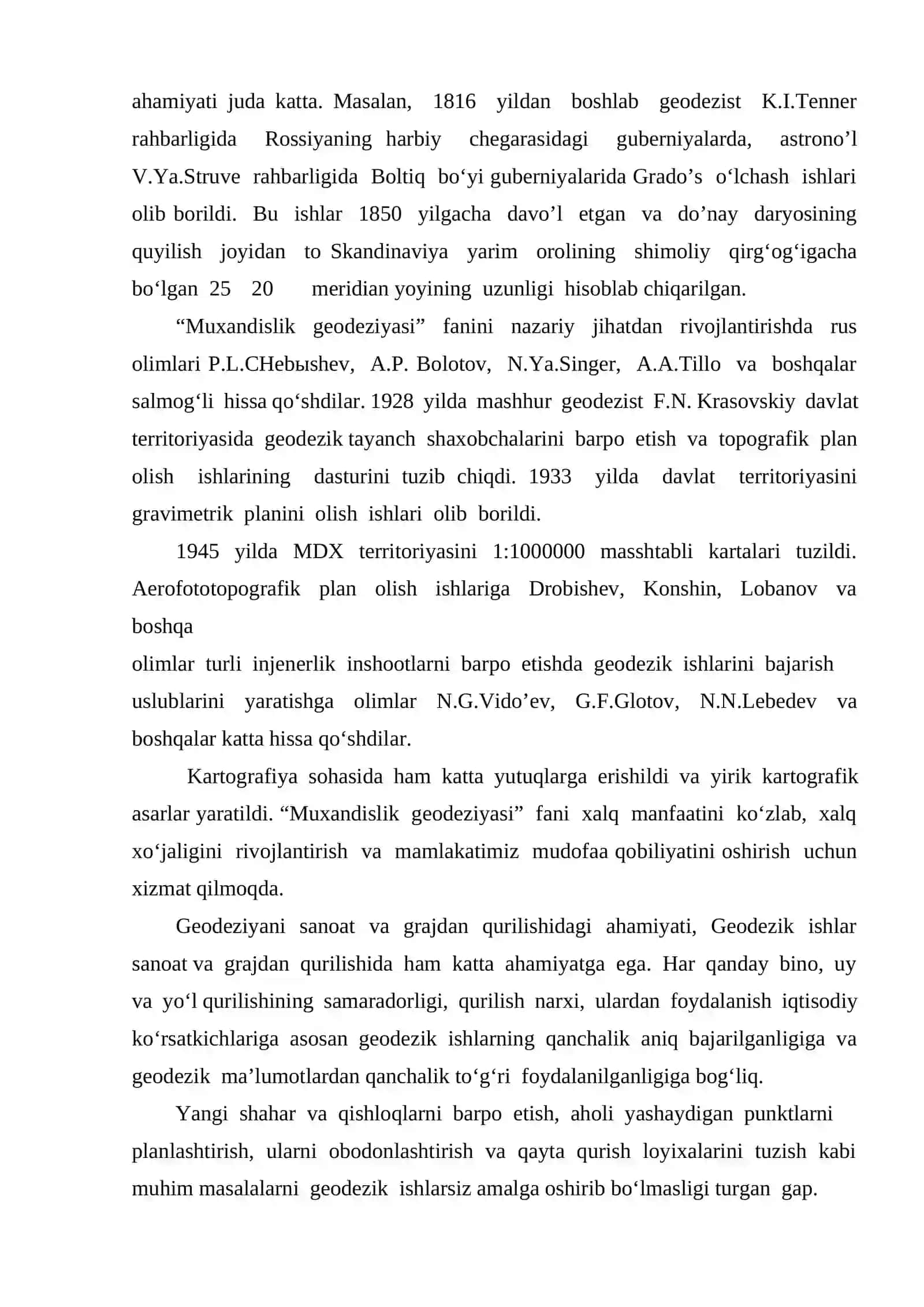 Geodezik ishlar 4