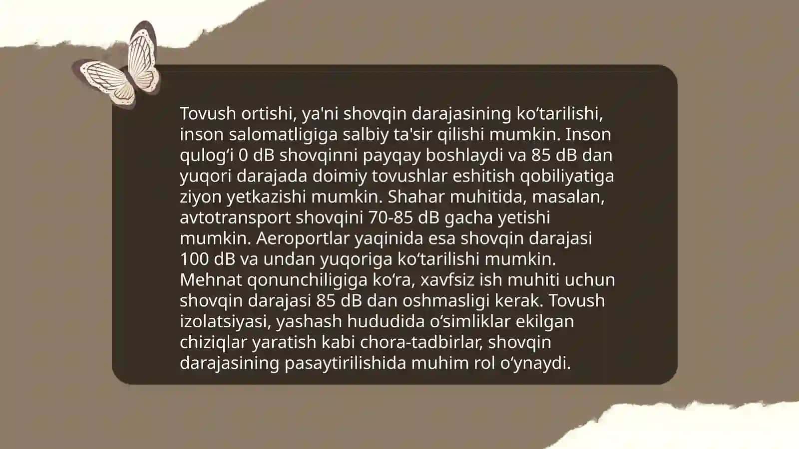 Tovush tushishi 4