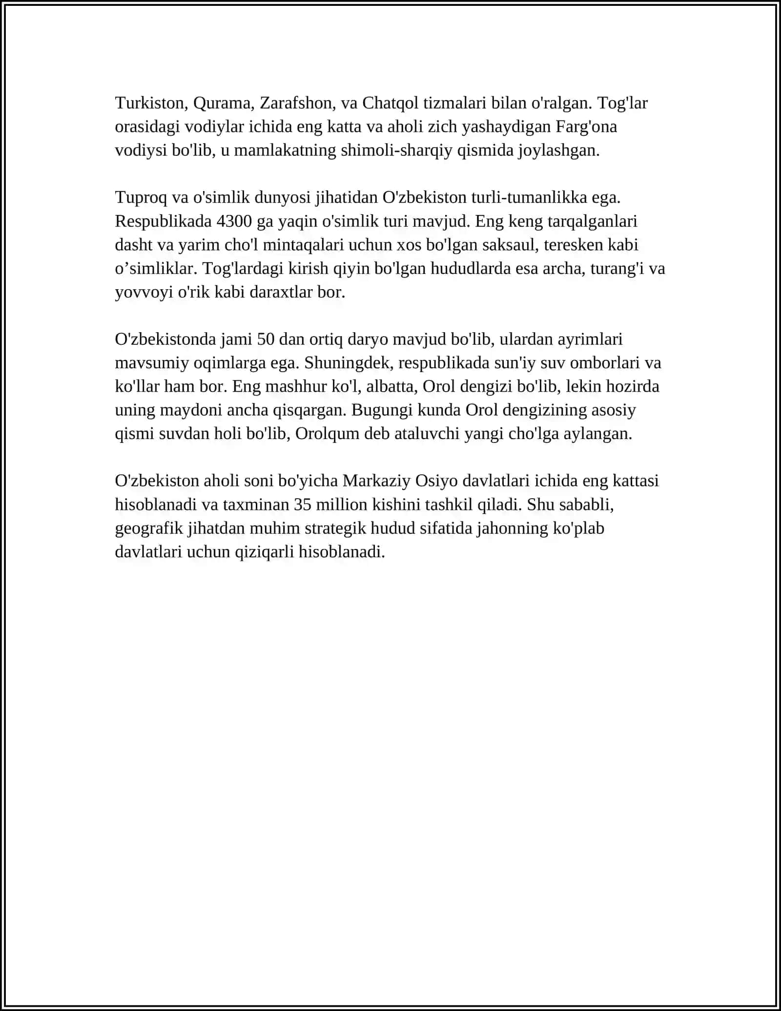 Oʻzbekiston haqida 4