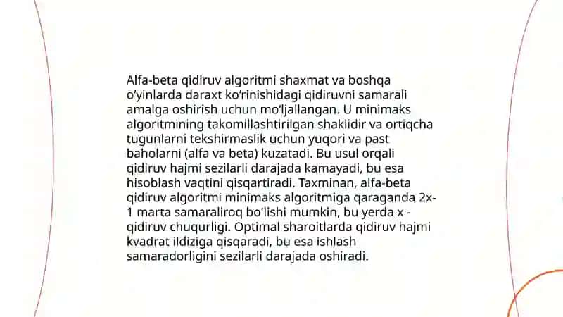 Alfa-beta qidiruv algoritmi 4