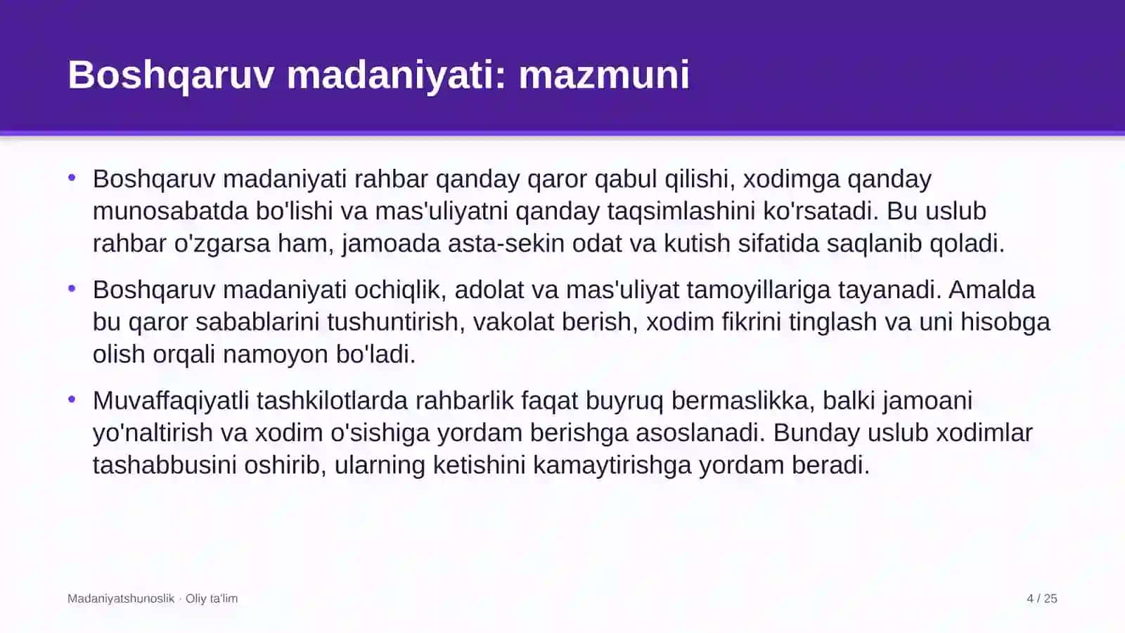 teatr studiyalarda boshqaruv madaniyati 9984 4