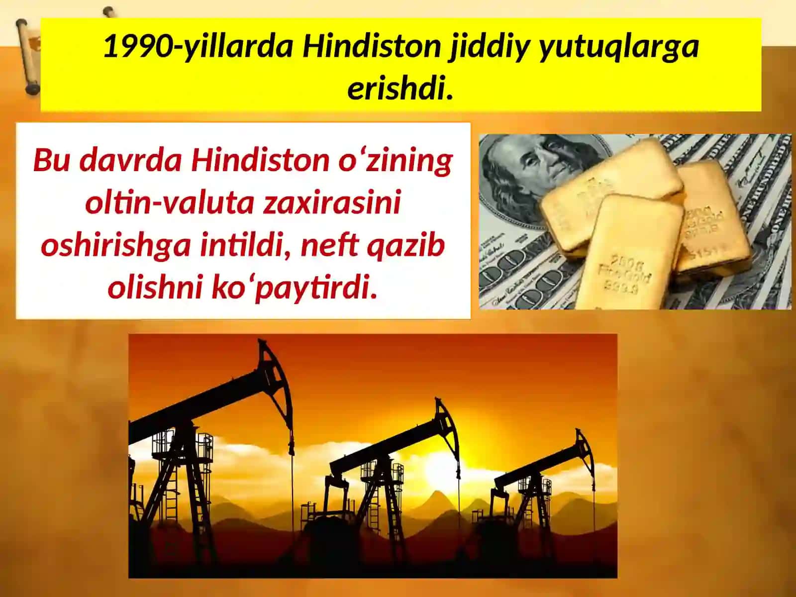 1991 – 2017-yillarda Hindiston Respublikasi. Jahon tarixi dars ishlanma 4