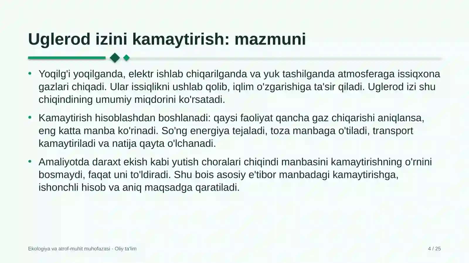 Ekspeditorlik kompaniyalarida uglerod izini kamaytirish 4