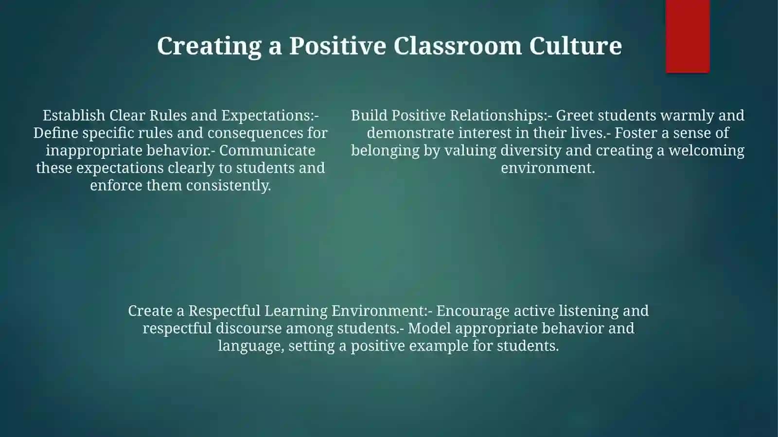 Classroom Management 4