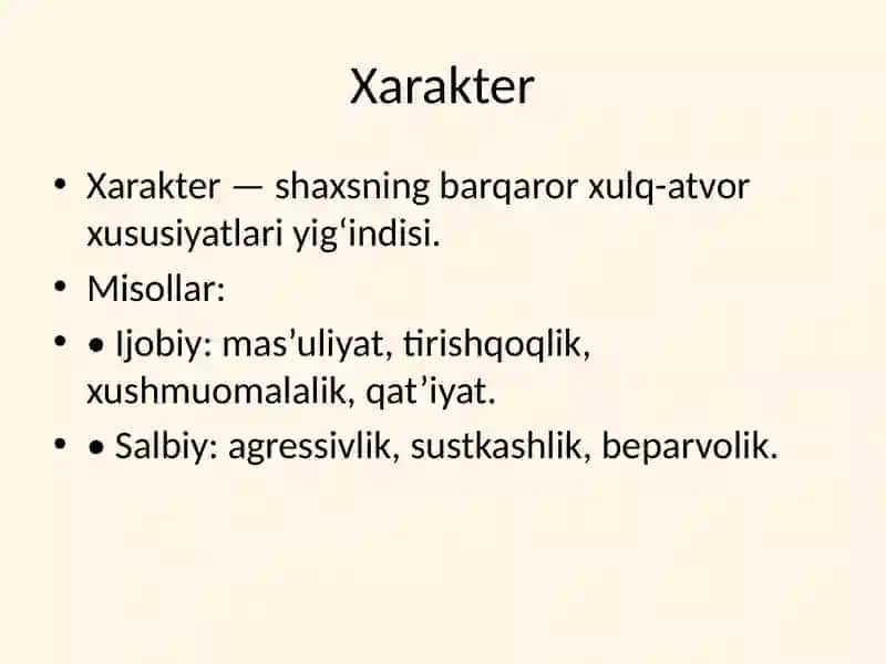 Shaxs Psixologiyasi 4