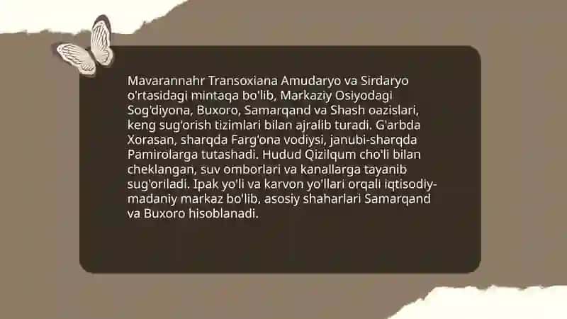 O'rta Osiyodagi ilk o'rta asrlardagi tarixiy geografiyasi 4