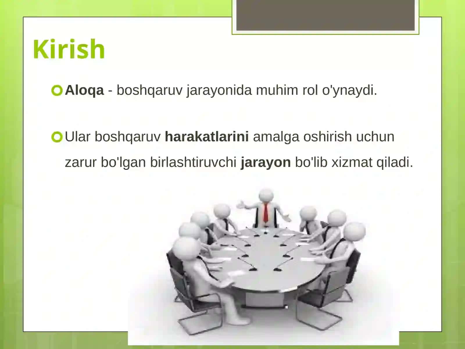 TASHKILOTDA MULOQOT TIZIMI 4
