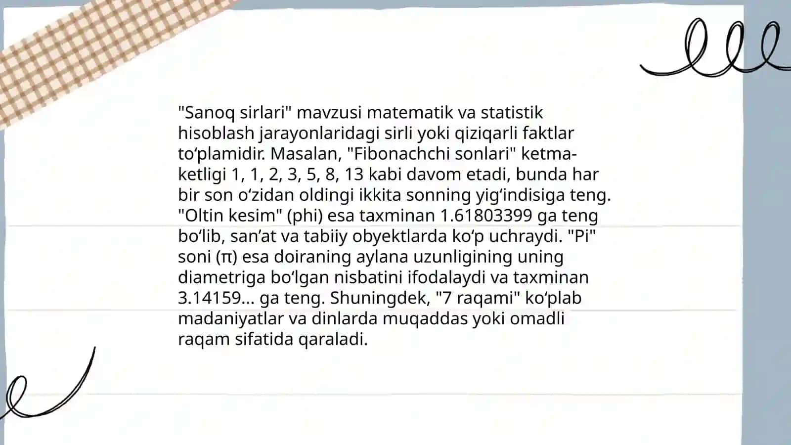 Sonlar tizimi 4